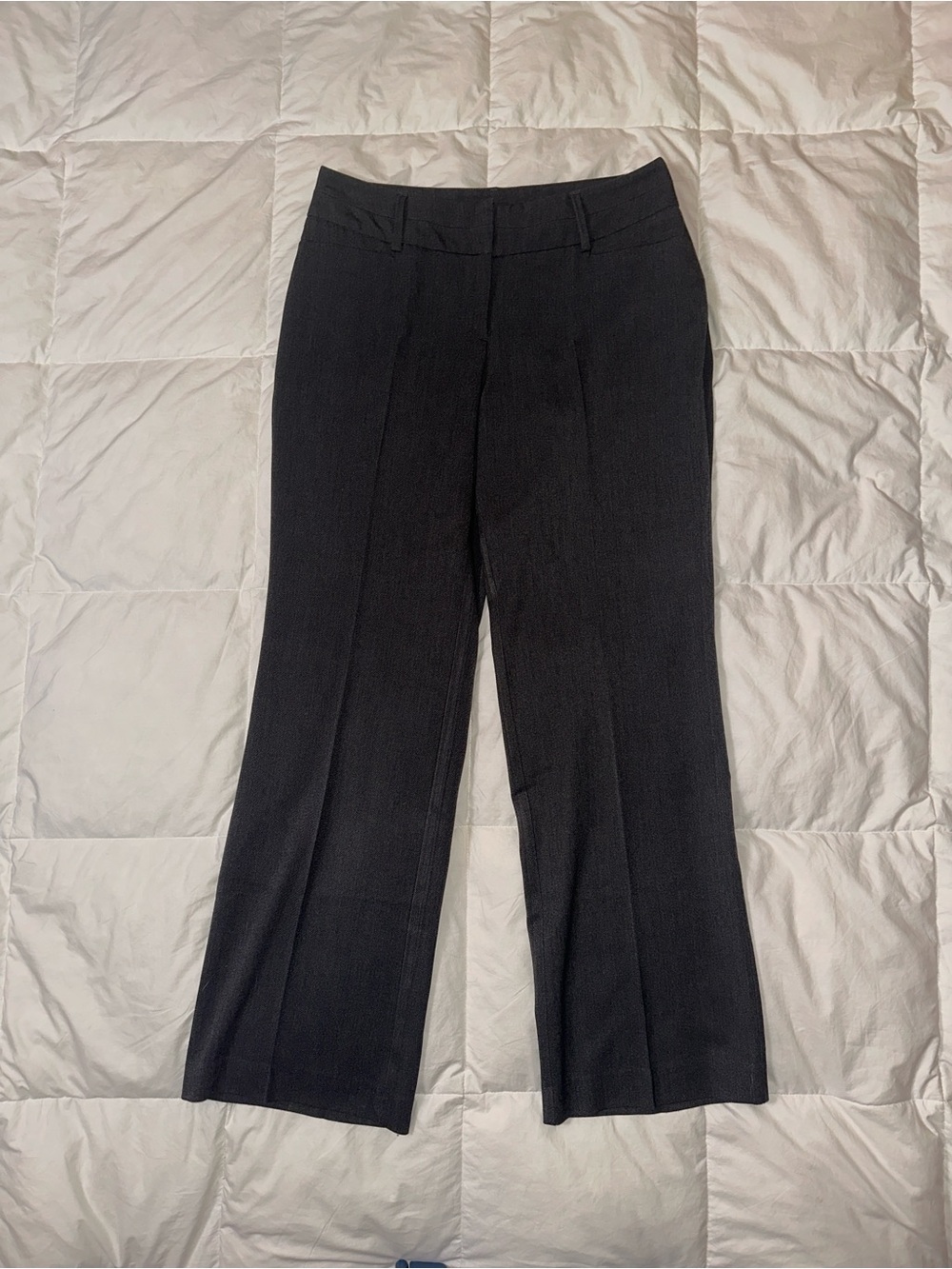 Classic Women's Dark Grey Dress Pants- Apt. 9 Size 8